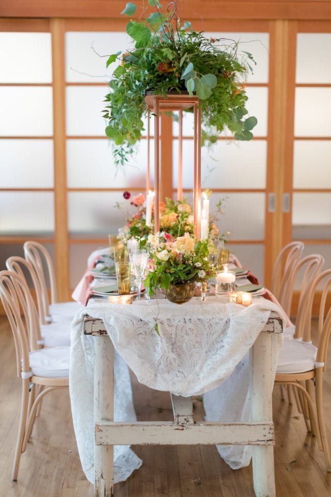 rustic style lace runner picnic wedding table, boho wedding table decor