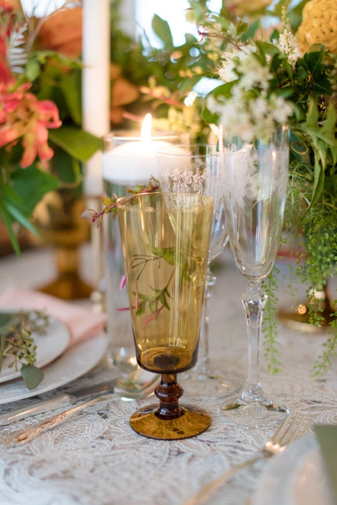 rustic wedding table setting details, wedding cup ideas