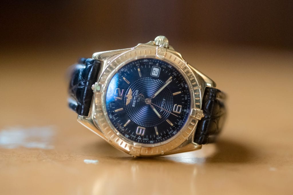 Breitling watch, grooms wedding accessories