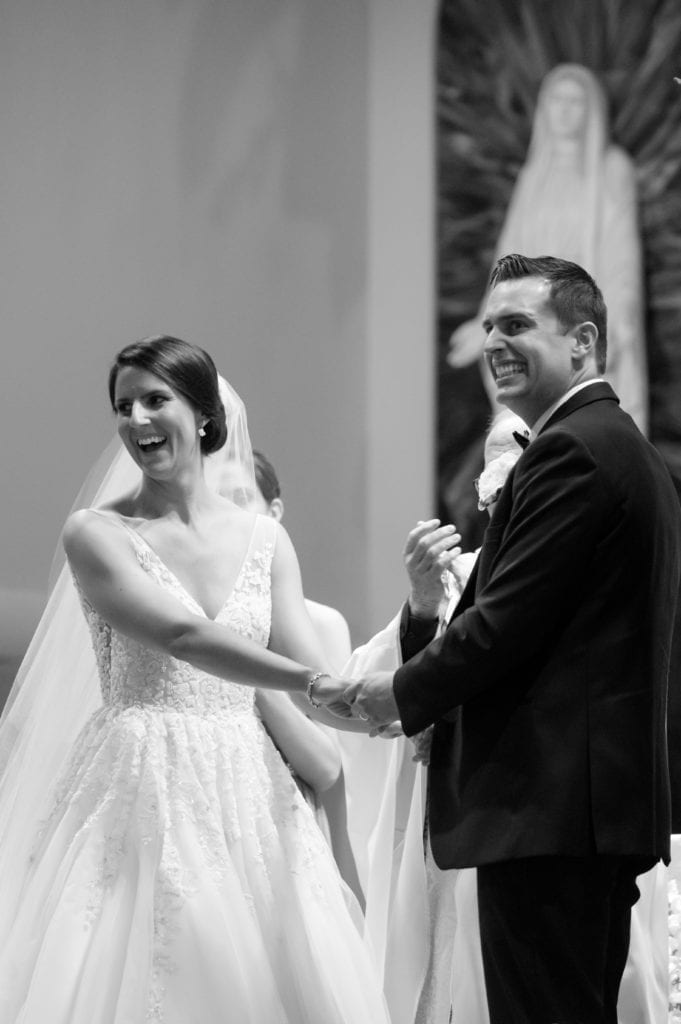 black and white wedding photography