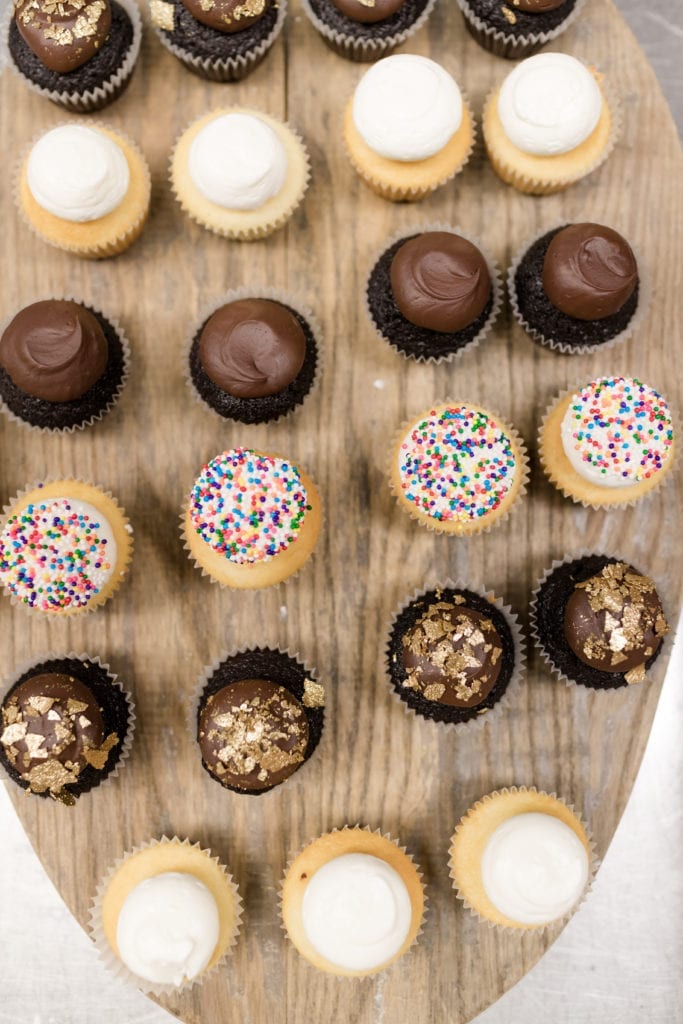 mini wedding cupcakes