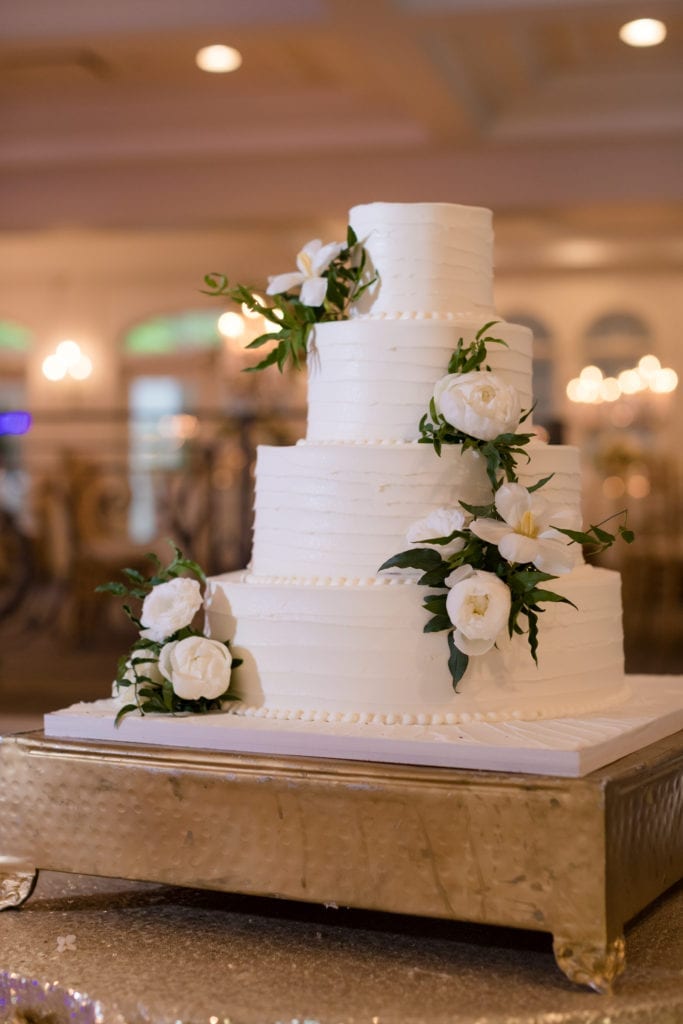 Palermo's Bakery wedding cake, 4 tiered wedding cake