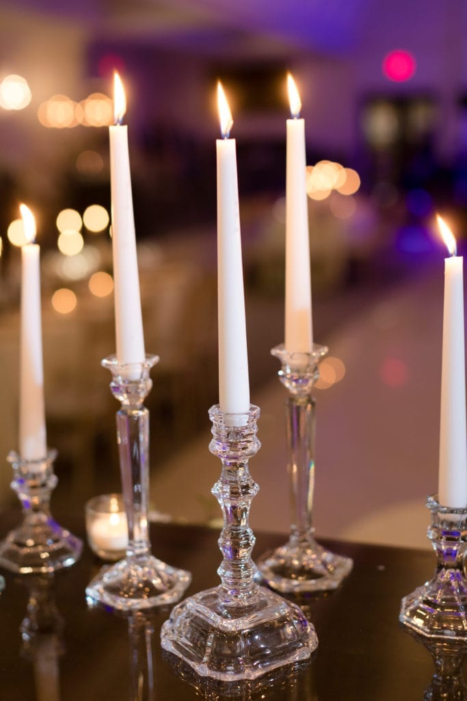 wedding votive candles, wedding decor detail photography