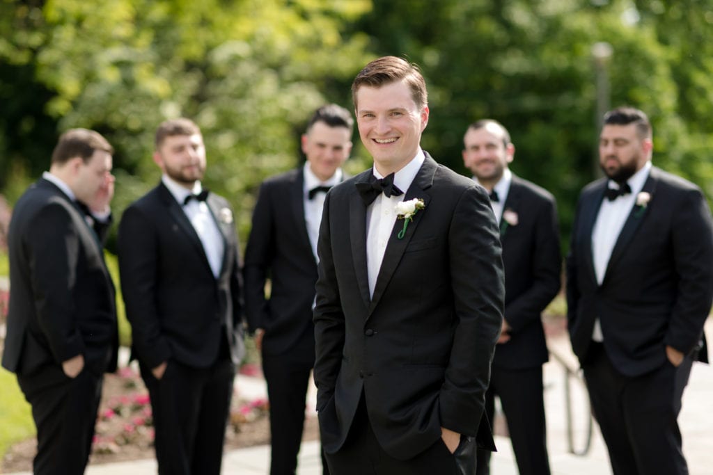 groom with his groomsmen