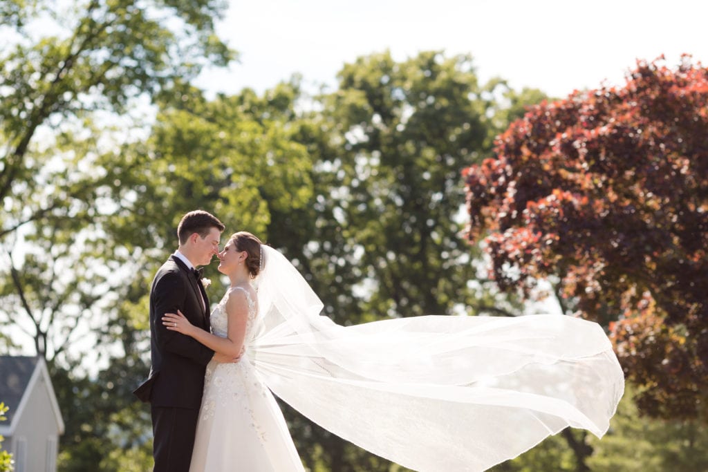 Hackensack Golf Club, Badgley Mischka wedding dress