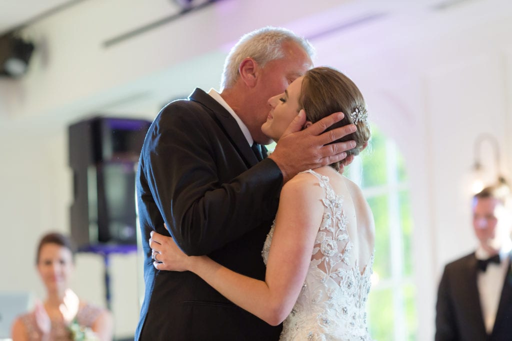 father of the bride and daughters first dance, first dance photography