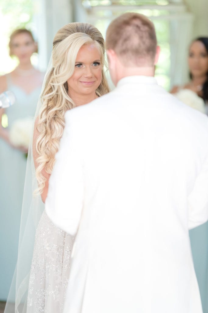 bride and groom at their ceremony