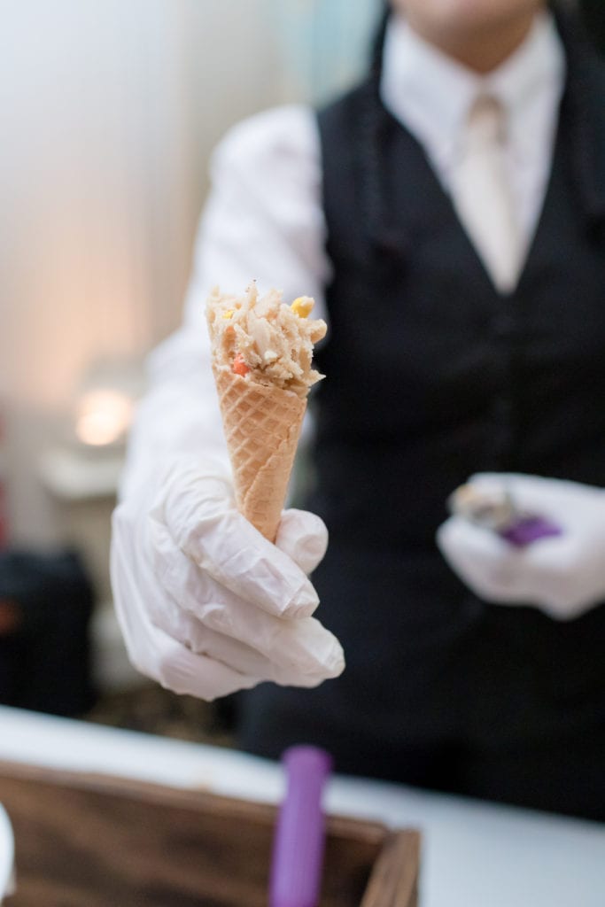 cookie dough dessert at wedding