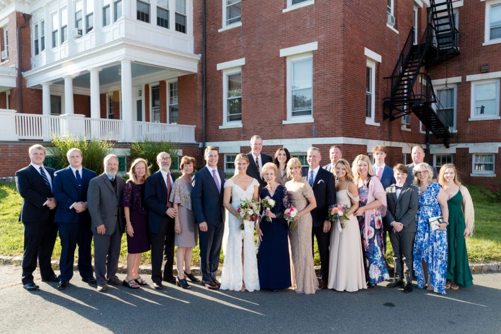 family wedding photos