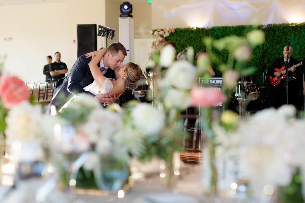 bride and grooms first dance