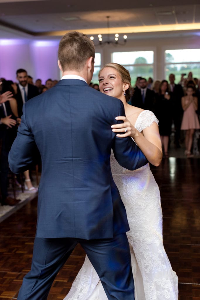 wedding reception dancing