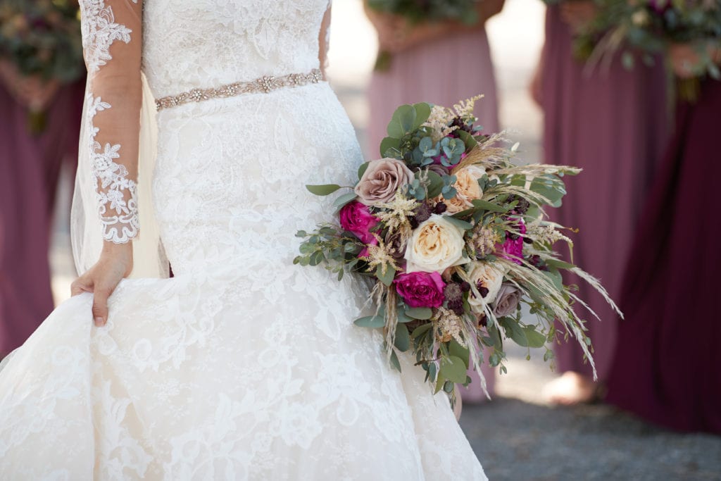 Blue Moon Florist rustic wild flowers, wild flower wedding bouquet 