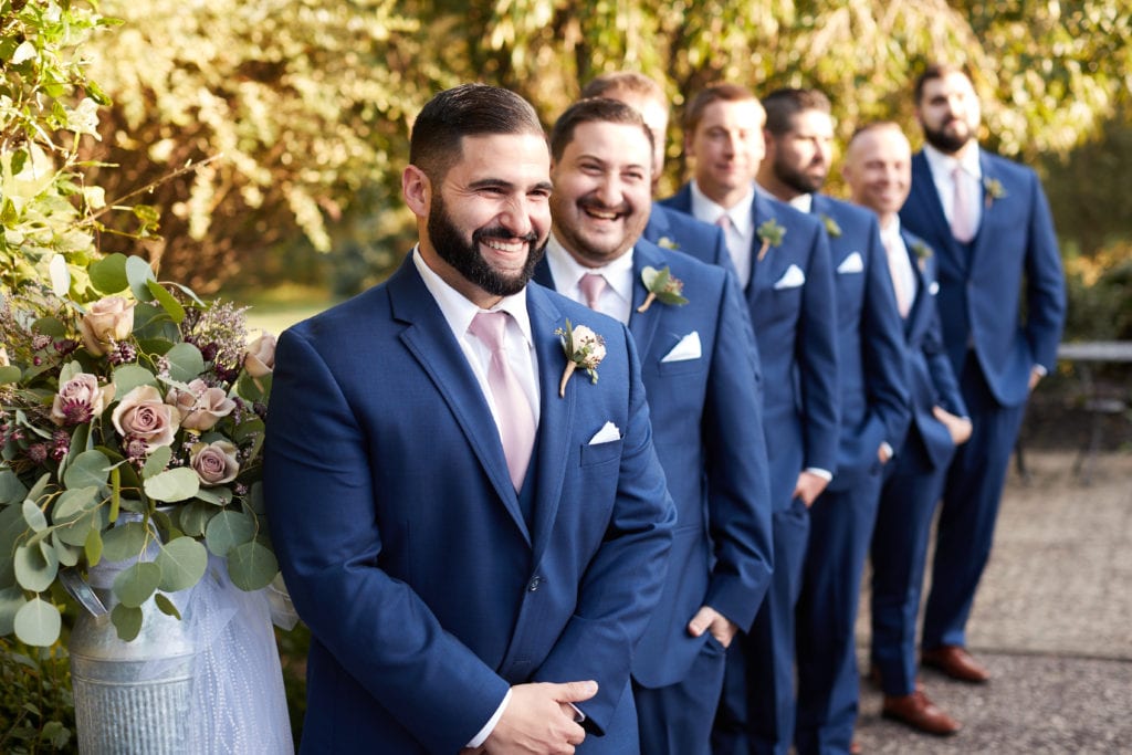 groom at the alter 