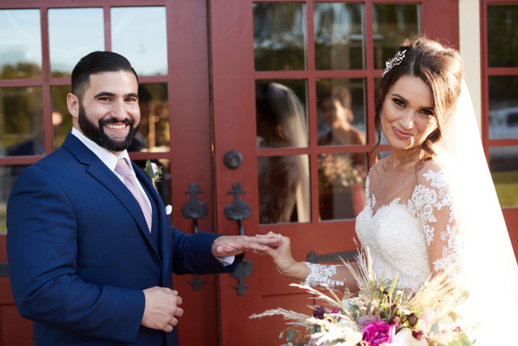 BRandywine manor house wedding ceremony