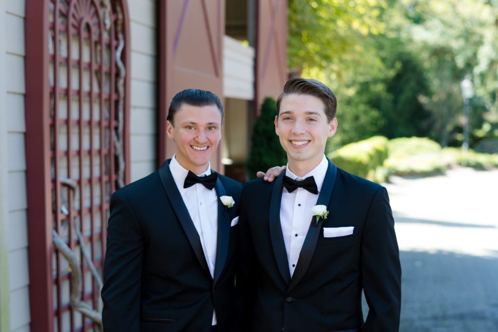 groom and his best man