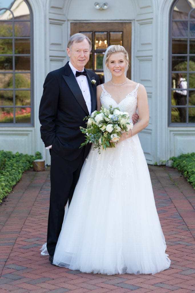 bride with her father