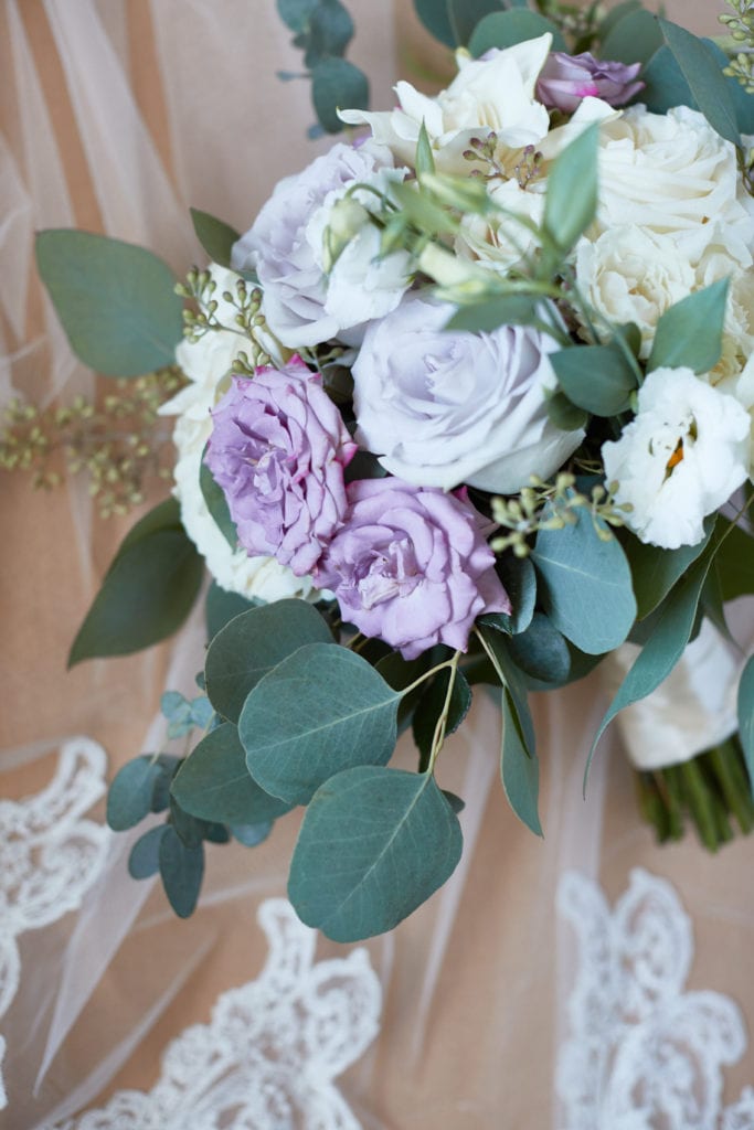 Petal Pushers Magnolia wedding flowers, purple and lilac wedding flowers