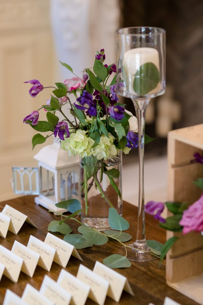 wedding seating chart table decor