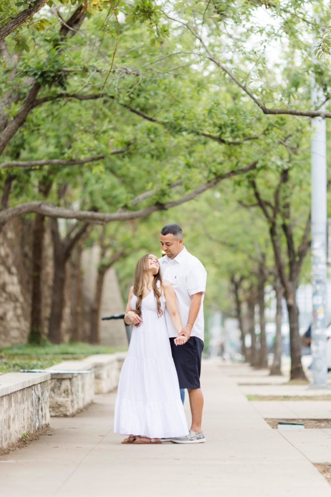 Romantic engagement shoot