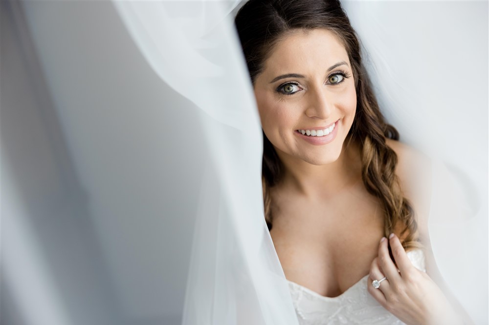 classic happy bride portrait. Photo by Vanessa Joy Photography.