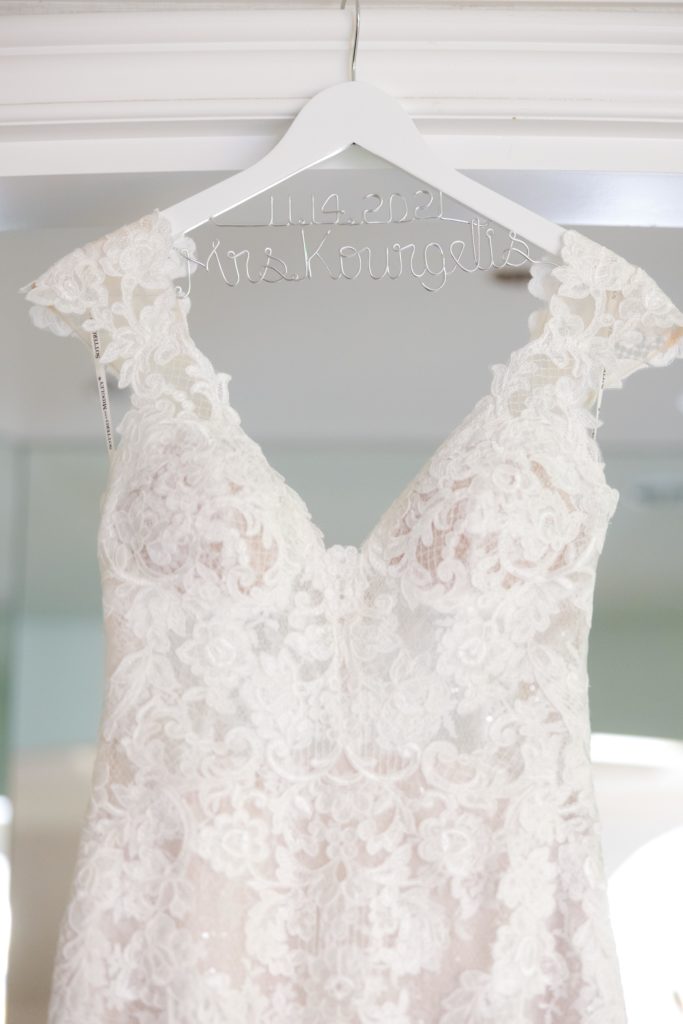 Maggie Sottero Designs wedding gown, Kleinfeld Bridal wedding dress, lace beaded wedding gown