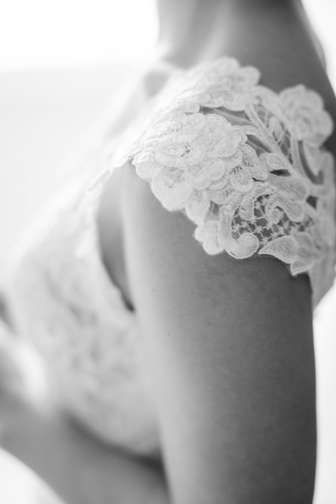 Maggie Sottero Designs wedding dress lace detail