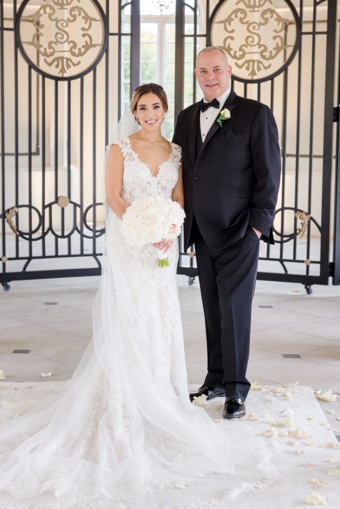 bride with her father