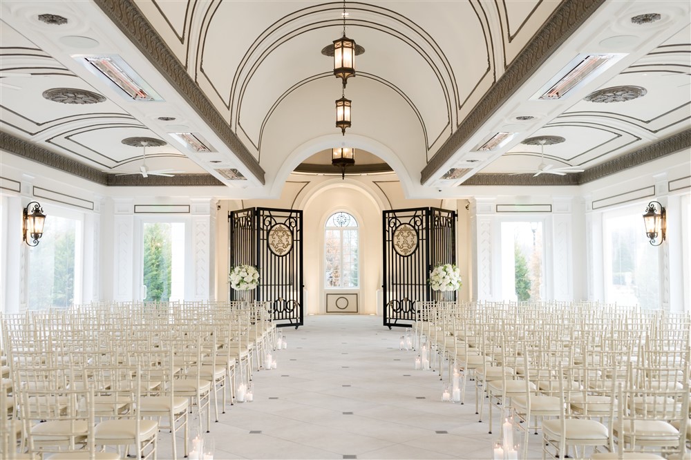 shadowbrook chapel wedding ceremony