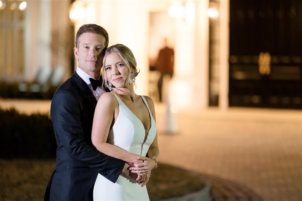 bride and groom portrait