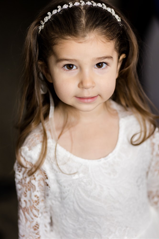 flower girl portrait