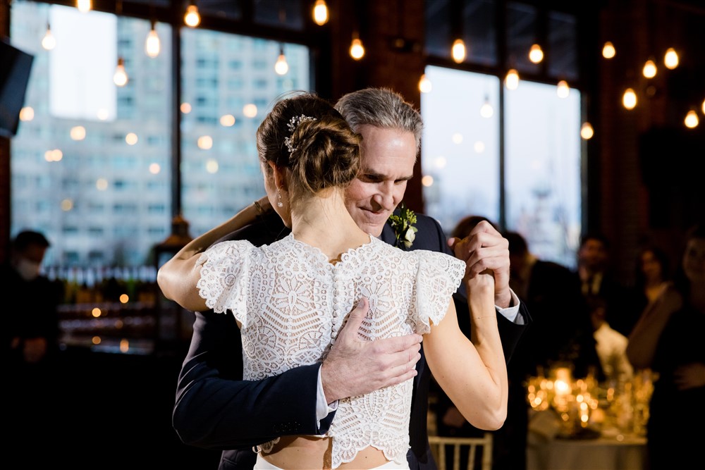 bride and father dance