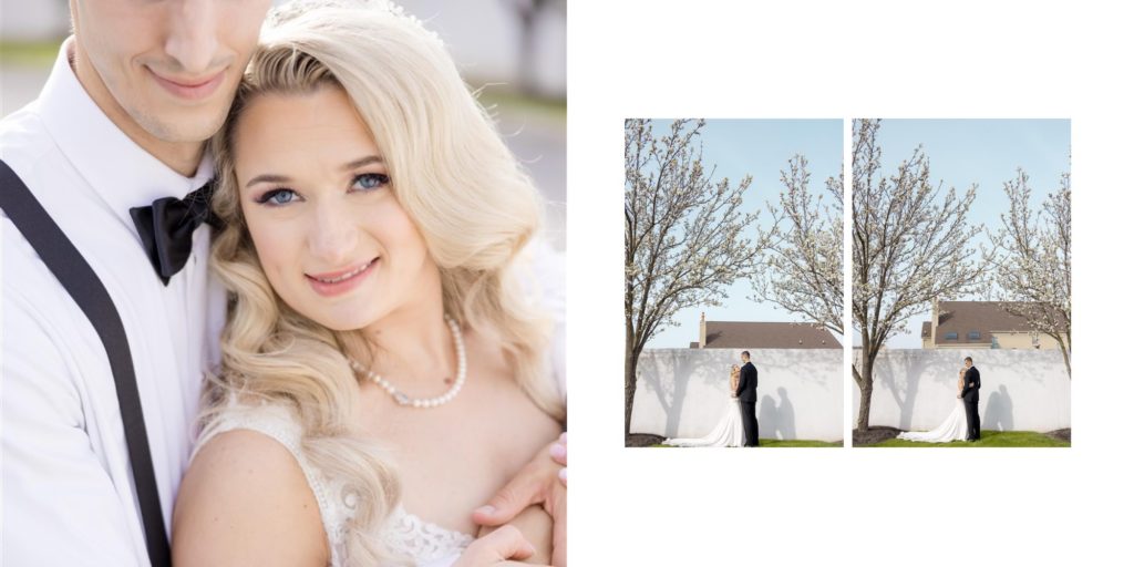 portrait bride and groom 