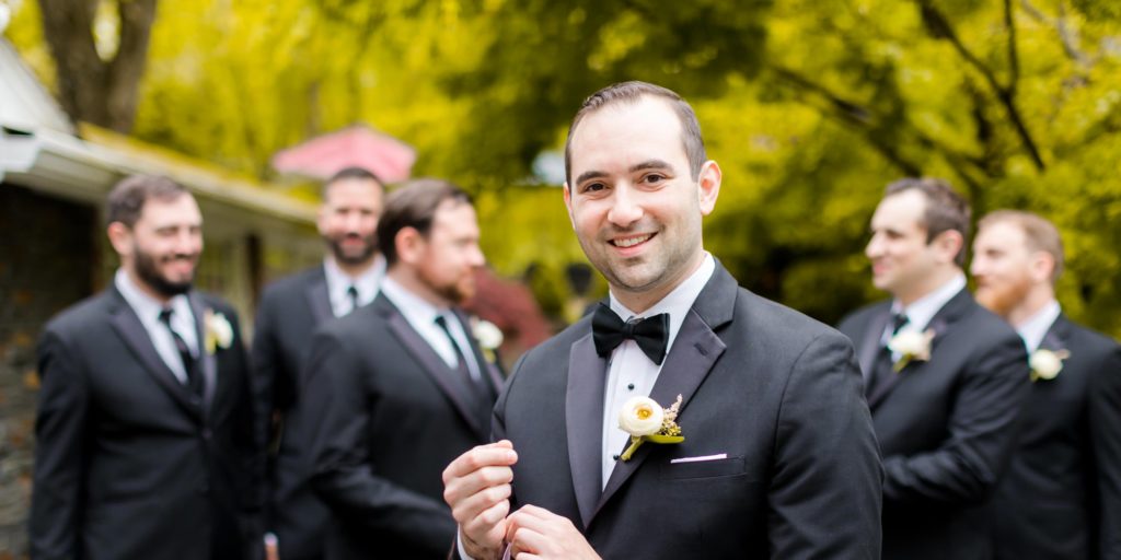 groom with groomsmen