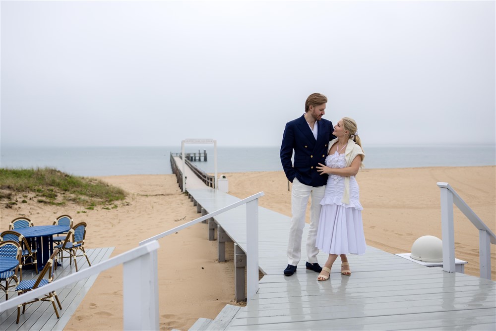 hamptons beach wedding rehearsal dinner