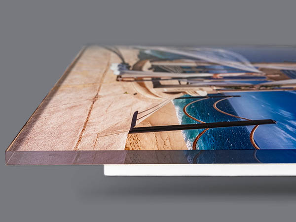 Standard white paper backing
