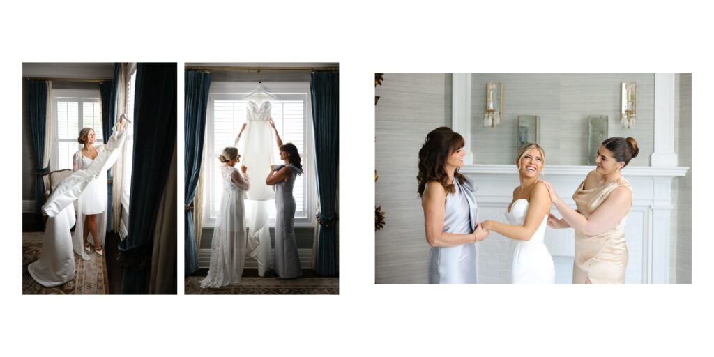 NJ Weddings bride getting ready with her loved ones