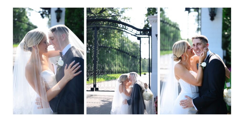 NJ Weddings new jersey wedding couple close up portraits